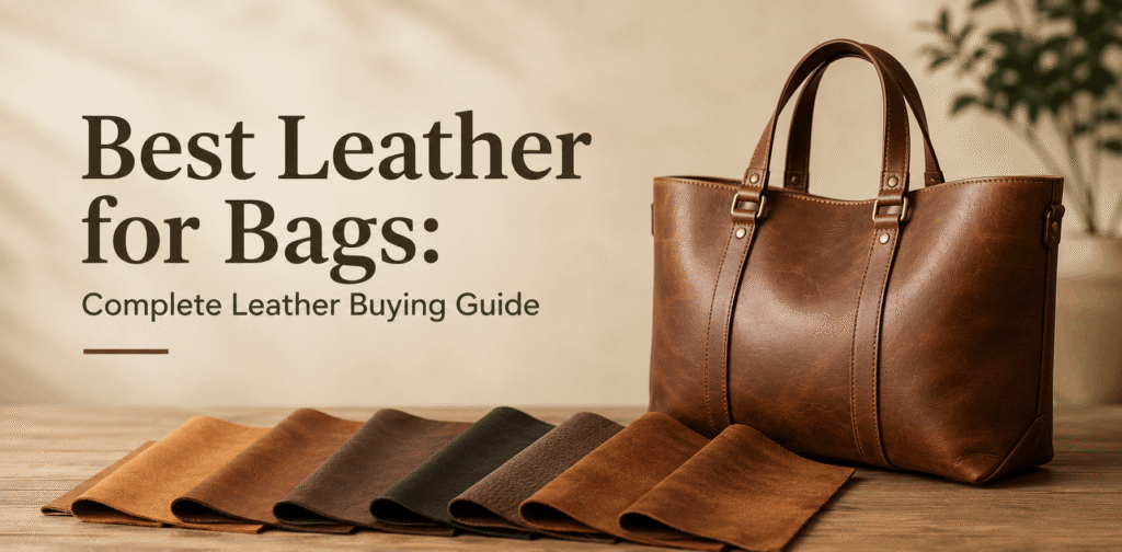 How to Choose the Best Leather for Bags, Wallets & Accessories: A Complete Buyer’s Guide