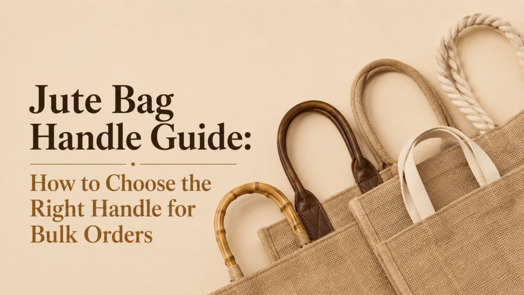 Jute Bag Handle Types Explained: How to Choose the Right Handle for Different Retail Applications