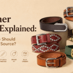 Featured image that shows how importers, buyers and wholesalers can source leather belts in bulk from India