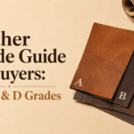 Shows how to choose leather grades when importing in bulk from India