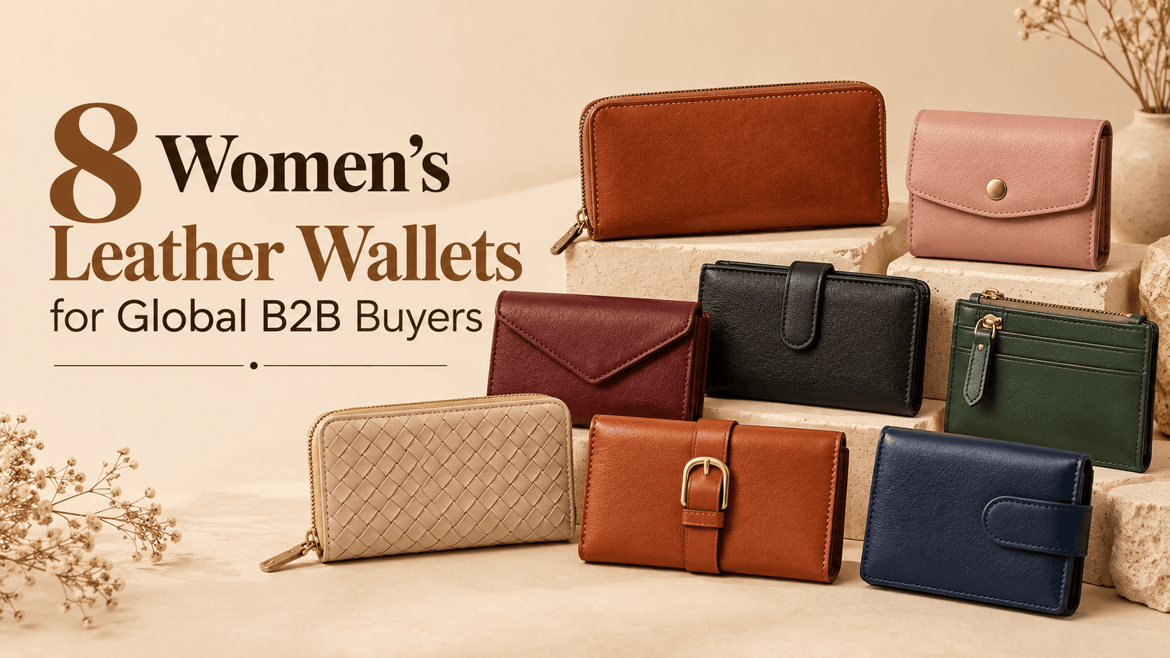 8 Women’s Leather Wallets Global Retailers, Wholesalers & Private-Label Brands Can Source from India